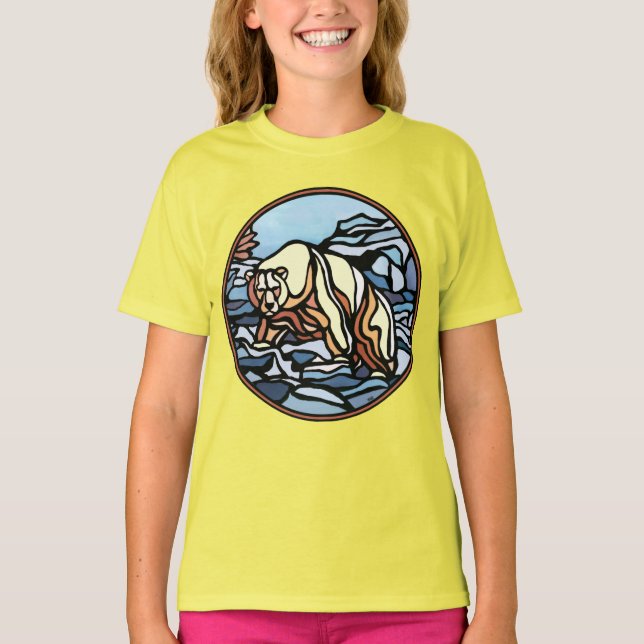 Bear Art Kid's Sweatshirts Polar Bären Kid's Shirt (Vorderseite)