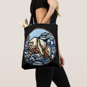 Bear Art Sac fourre-tout Polar Bear Art Shopping S
