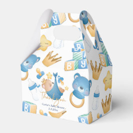 Bear Baby Boy Pastel Personalisiert Baby Dusche Geschenkschachtel