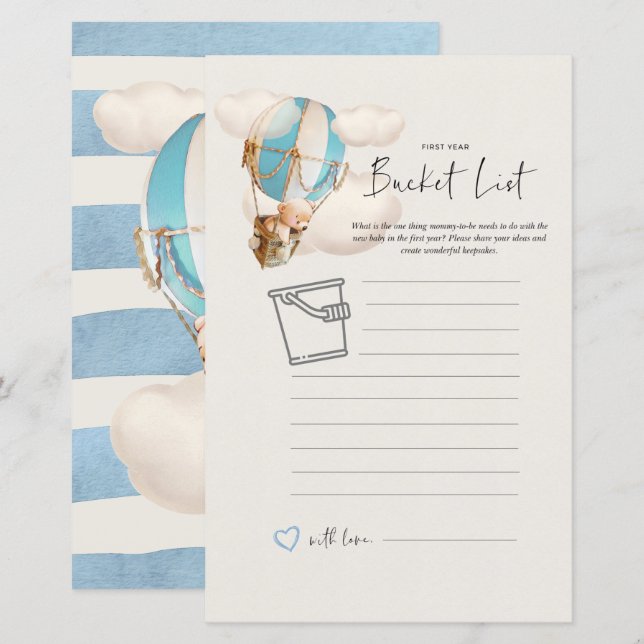 Bear Baby Shooting Game - Liste der ersten Bucket- (Vorne/Hinten)