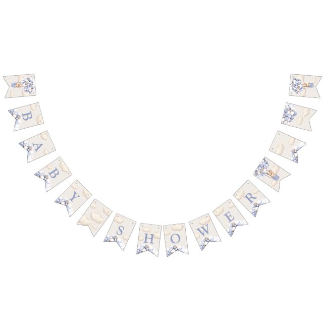 Bear Baby shower Buntin drapeaux (Tout)