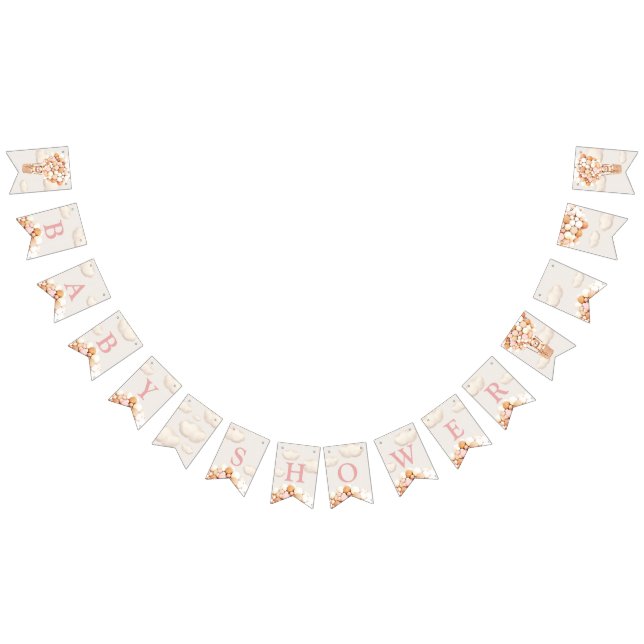 Bear Baby Shower Buntin Flags Wimpelkette (Alle)