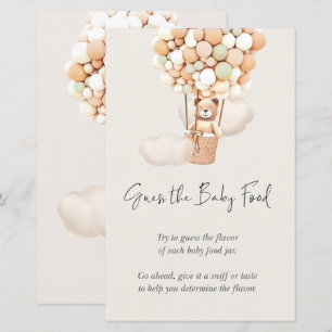 Bear Baby Shower Game - Raten Sie mal das Baby Foo