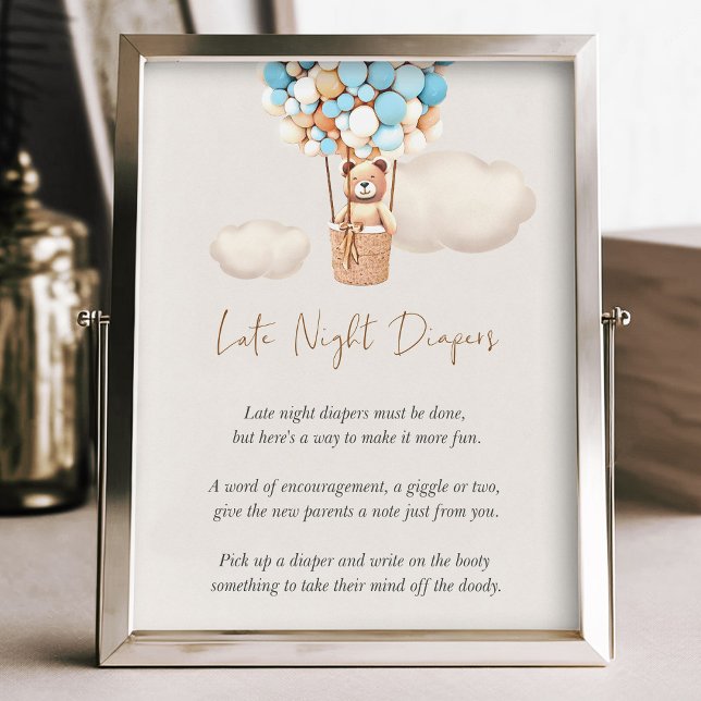 Bear Baby Shower Game - Spate Night Diapers (Von Creator hochgeladen)