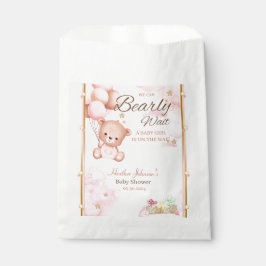 Bear Baby Shower Girl Geschenktütchen