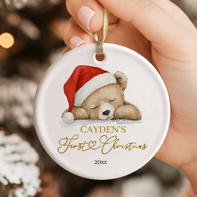 Bear Baby's First Christmas Ornament (Von Creator hochgeladen)