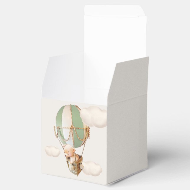 Bear Balloon Favor Box Geschenkschachtel (Geöffnet)