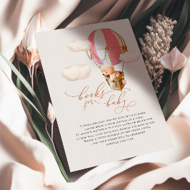 Bear Balloon Livres pour bébés Carte de boîtier