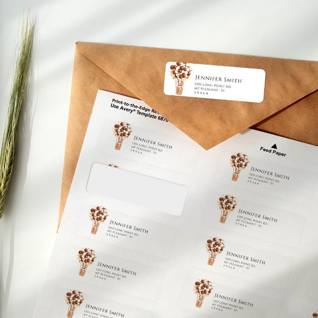 Bear Balloons Baby Dusche Label (Von Creator hochgeladen)