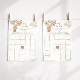 Bear Balloons Bearly Wait Baby Shooting Bingo Game