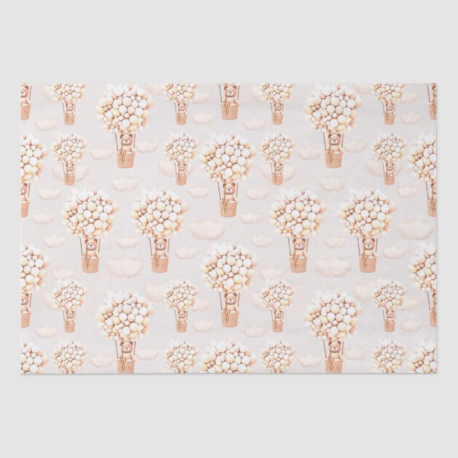 Bear Balloons Packpapier Seidenpapier (Vorderseite)