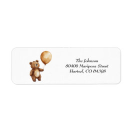 Bear Balloons Wolken warten Baby-Dusche frühzeitig
