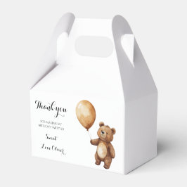 Bear Balloons Wolken warten Baby-Dusche frühzeitig Geschenkschachtel