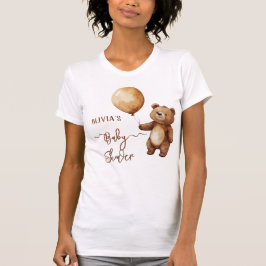 Bear Balloons Wolken warten Baby-Dusche frühzeitig T-Shirt