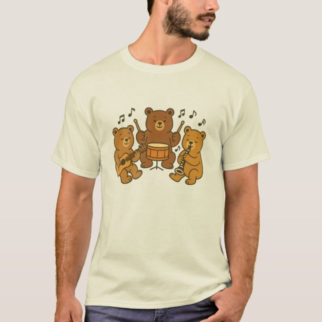 “Bear Band” T-Shirt (Vorderseite)
