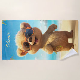 Bear Beach Kids Handtücher für Beach Days
