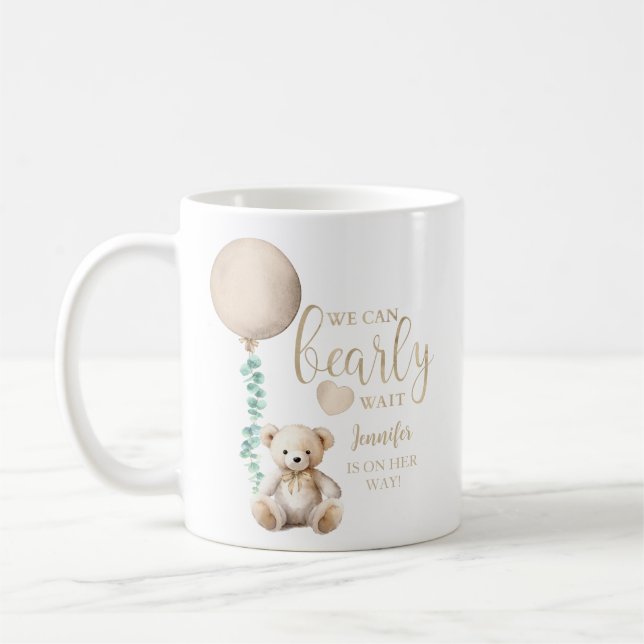 Bear Bear Baby Shower Coffee Kaffeetasse (Links)