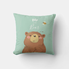 Bear Bear Bear ・ Fügen Sie Ihren Namen Niedlich Al Kissen