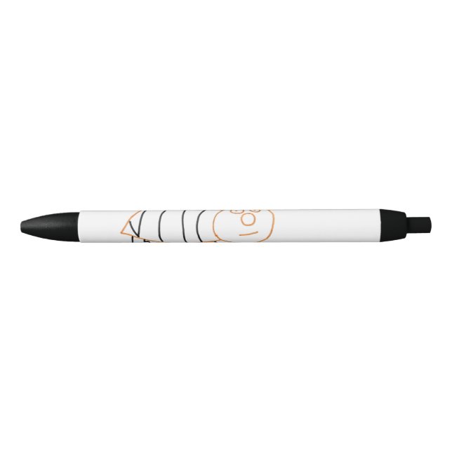 Bear Bear Black Trim Pen Kugelschreiber (Vorderseite)