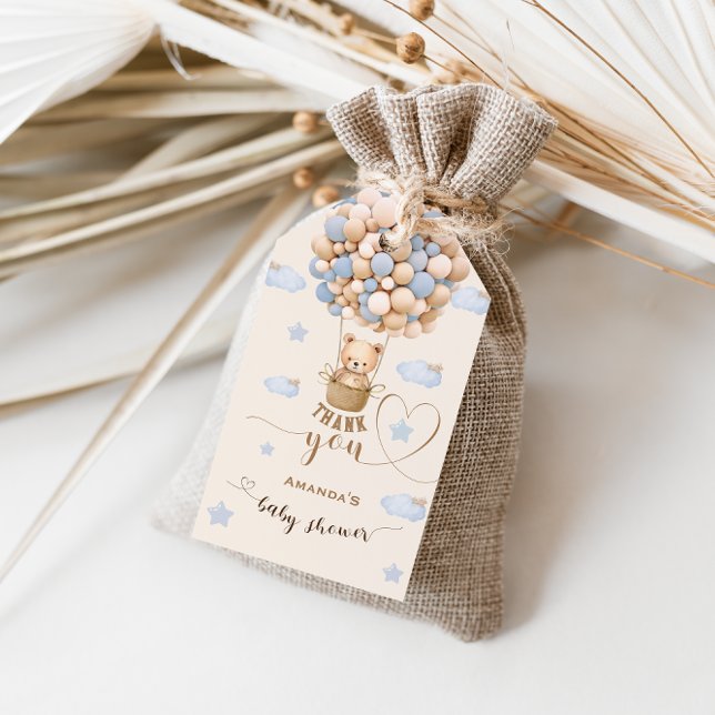 Bear Bearly Wait Boy Dusche Danke Geschenkanhänger (Von Creator hochgeladen)