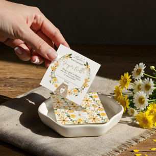 Bear & Bee Baby Duschdiapers Umschließung Begleitkarte