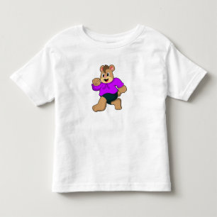 Bear beim Laufen Kleinkind T-shirt