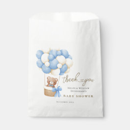 Bear Blue Balloons Geschenktütchen
