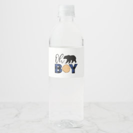 Bear Blue Buffalo karierte Babydusche