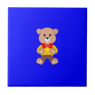 Bear Blue Keramik Tile Fliese