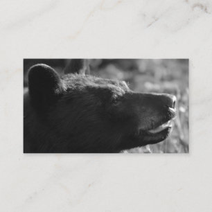 Bear Business Card (eigener Text hinzufügen) Visitenkarte