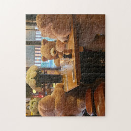 Bear Cafe Puzzle, 11" x 14", 252 pieces