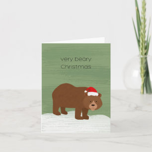 Bear Christmas Karte