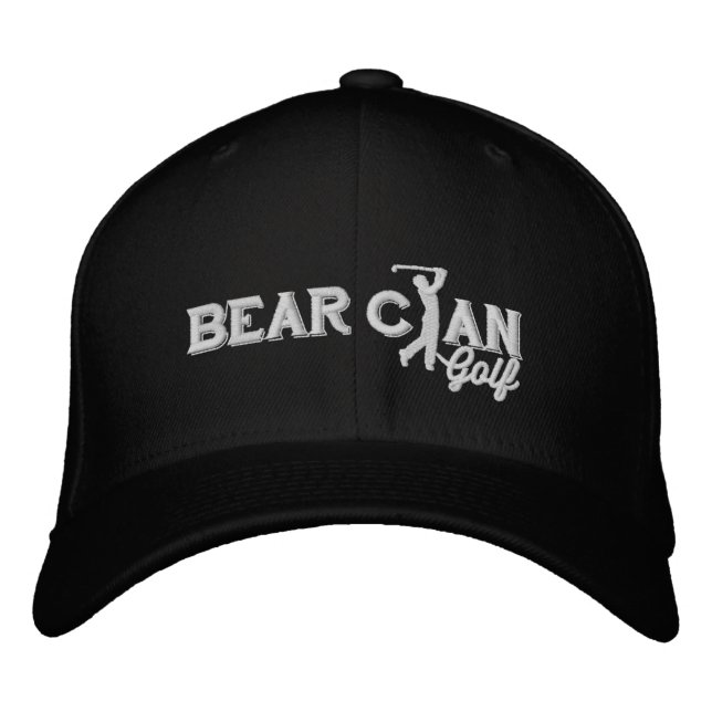 BEAR CLAN GOLF TEAM HAT BESTICKTE KAPPE (Vorderseite)