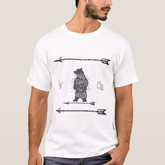 Bear Clan Native American T-Shirt (Vorderseite)