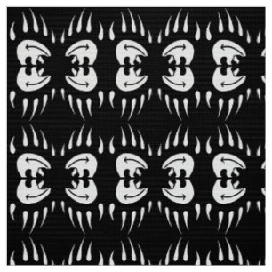 Bear Claw Fabric Tribal Bären Kunstwerk Stoff