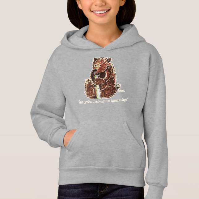 Bear Contemplates Hibernation Hoodie (Vorderseite)