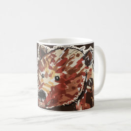 Bear Contemplates Hibernation Kaffeetasse