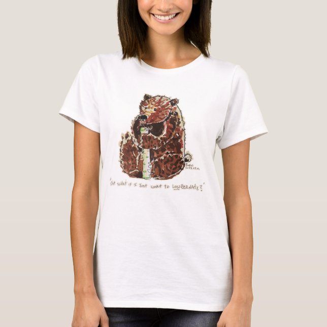 Bear Contemplates Hibernation T-Shirt (Vorderseite)
