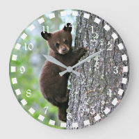 Bear Cub Climbing a Tree