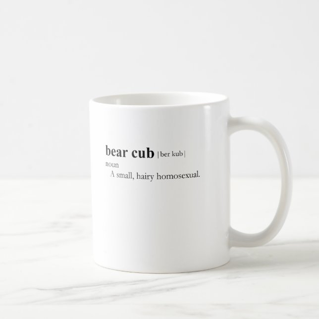 BEAR CUB (Definition) Kaffeetasse (Rechts)