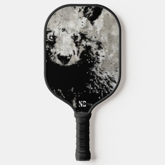 Bear Cub Personalisiert Pickleball Paddle (Vorderseite)