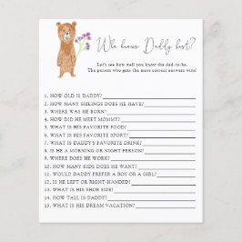 Bear cub - Wer kennt DADDY am besten?