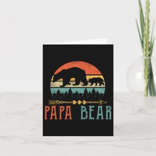 Bear Daddy Funny Mens Fathers Day Geschenkidee Karte