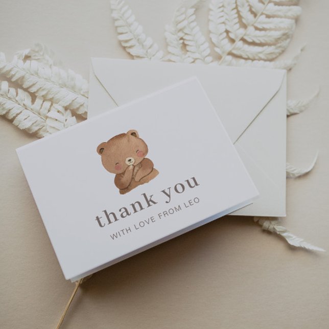 Bear Danke-Karte Dankeskarte (Von Creator hochgeladen)