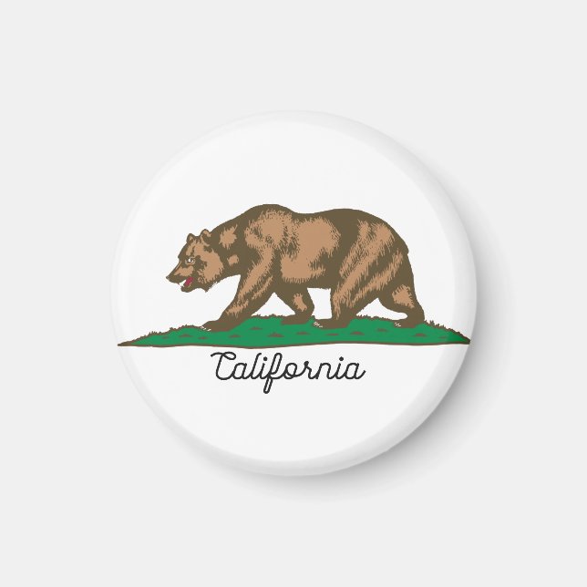 Bear der Republik Kalifornien Magnet (Vorne)