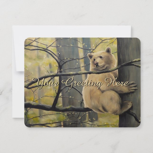 Bear Einladungen Personalisiert Spirit Bear Art UA (Vorderseite)