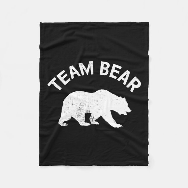 Bear Feminist Rage Feminism Fleecedecke (Vorderseite)
