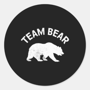 Bear Feminist Rage Feminism Runder Aufkleber