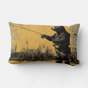 Bear Fly Throw Kissen