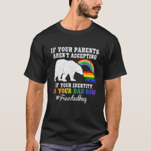 Bear Free Vater Hugs LGBT Flag Regenbogen LGBTQ Va T-Shirt